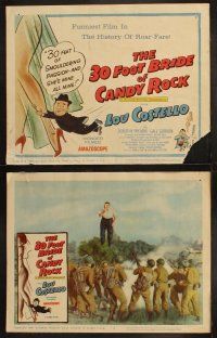 3j031 30 FOOT BRIDE OF CANDY ROCK 8 LCs '59 cool images of giant Dorothy Provine & Lou Costello!