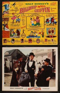 3j035 ADVENTURES OF BULLWHIP GRIFFIN 8 LCs '66 Disney, Harry Guardino & pretty Suzanne Pleshette!