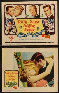 3j085 CAN-CAN 8 LCs '60 Frank Sinatra, Shirley MacLaine, Maurice Chevalier & Louis Jourdan!