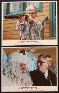 3j596 CHRISTMAS STORY 6 LCs '83 wonderful images from the best classic Christmas movie ever!