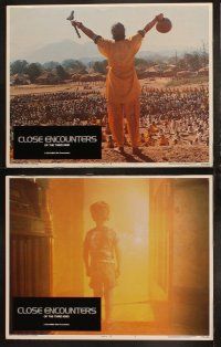 3j102 CLOSE ENCOUNTERS OF THE THIRD KIND 8 LCs '77 Steven Spielberg sci-fi classic!