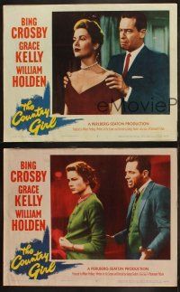 3j785 COUNTRY GIRL 3 LCs '54 cool images of Grace Kelly, Bing Crosby & William Holden!