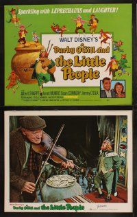3j114 DARBY O'GILL & THE LITTLE PEOPLE 8 LCs R77 Disney, Sean Connery, leprechauns and laughter!
