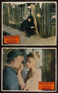 3j125 DIRTY LITTLE BILLY 8 LCs '72 Michael J. Pollard as famous outlaw Billy the Kid!
