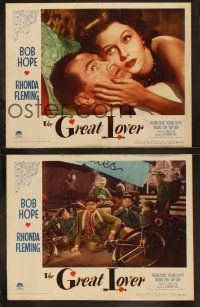 3j177 GREAT LOVER 8 LCs '49 lover-boy Bob Hope at his very funniest, sexy Rhonda Fleming!