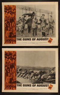 3j190 GUNS OF AUGUST 8 LCs '64 World War I documentary, Churchill, Lenin, narrated by Fritz Weaver!