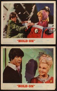 3j799 HOLD ON 3 LCs '66 Peter Noone, Shelley Fabares, wacky rock & roll images!