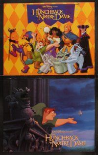 3j222 HUNCHBACK OF NOTRE DAME 8 English LCs '96 Walt Disney cartoon from Victor Hugo's novel!