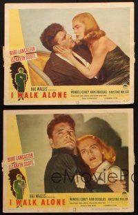 3j664 I WALK ALONE 5 LCs '48 Burt Lancaster is ruthless because he once trusted Lizabeth Scott!