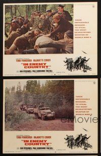 3j666 IN ENEMY COUNTRY 5 LCs '68 Tony Franciosa & Ajanette Comer, cool World War II action!