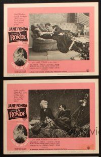 3j672 LA RONDE 5 LCs '65 Roger Vadim's Circle of Love, sexy Jane Fonda, Catherine Spaak!