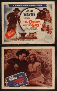 3j248 LADY TAKES A CHANCE 8 LCs R54 Jean Arthur moves west and falls in love with John Wayne!