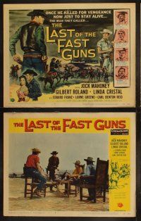 3j252 LAST OF THE FAST GUNS 8 LCs '58 cowboy Jock Mahoney's name was written with bullets!
