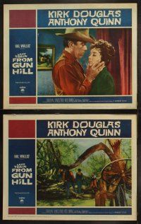 3j558 LAST TRAIN FROM GUN HILL 7 LCs '59 Anthony Quinn, Carolyn Jones, directed by John Sturges!