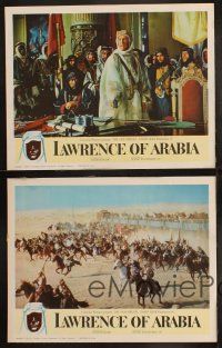 3j728 LAWRENCE OF ARABIA 4 LCs '62 David Lean classic, Peter O'Toole, Alec Guinnes, battle scenes!