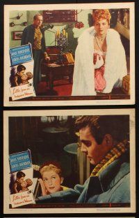 3j615 LETTER FROM AN UNKNOWN WOMAN 6 LCs '48 romantic images of Joan Fontaine & Louis Jourdan!