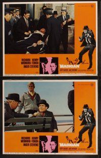3j278 MADIGAN 8 LCs '68 Richard Widmark, Inger Stevens, Henry Fonda, Don Siegel directed!