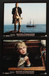 3j010 MASTER & COMMANDER 10 LCs '03 Russell Crowe, Paul Bettany, Peter Weir, Far Side of the World!