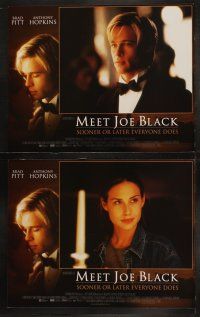 3j299 MEET JOE BLACK 8 LCs '98 Brad Pitt, Anthony Hopkins, he's expecting you!