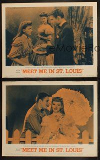 3j820 MEET ME IN ST. LOUIS 3 LCs R62 Judy Garland, Lucille Bremer, Drake, Daniels, classic musical!