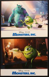 3j024 MONSTERS, INC. 9 LCs '01 best Disney & Pixar computer animated CGI cartoon!