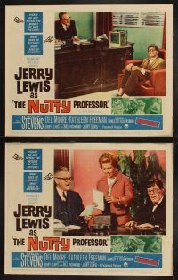 3j330 NUTTY PROFESSOR 8 LCs '63 wacky Jerry Lewis directs & stars w/pretty Stella Stevens!