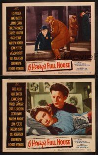 3j823 O HENRY'S FULL HOUSE 3 LCs '52 cool images of Charles Laughton, Anne Baxter, Jeanne Crain!