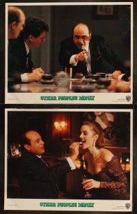 3j346 OTHER PEOPLE'S MONEY 8 LCs '91 Danny DeVito, Gregory Peck, Penelope Ann Miller!