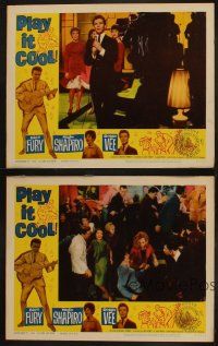 3j740 PLAY IT COOL 4 LCs '63 Michael Winner directed, great image of rockin' Bobby Vee!
