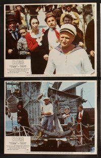 3j360 POPEYE 8 LCs '80 Robert Altman, Robin Williams & Shelley Duvall as E.C. Segar's characters!