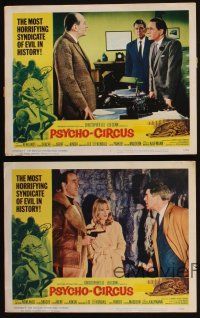 3j741 PSYCHO-CIRCUS 4 LCs '67 horrifying syndicate of evil, border art of sexy girl terrorized!