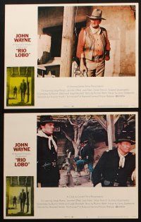 3j626 RIO LOBO 6 LCs '71 Howard Hawks, John Wayne, Jennifer O'Neill, great cowboy images!