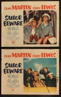 3j747 SAILOR BEWARE 4 LCs '52 wackiest Dean Martin & Jerry Lewis, sexy Corinne Calvet!