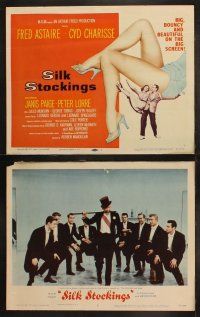 3j405 SILK STOCKINGS 8 LCs '57 Joseph Buloff, Jules Munshin & Peter Lorre sing Siberia!