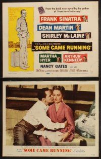 3j420 SOME CAME RUNNING 8 LCs '59 Frank Sinatra, Dean Martin, Shirley MacLaine, cool tc art!