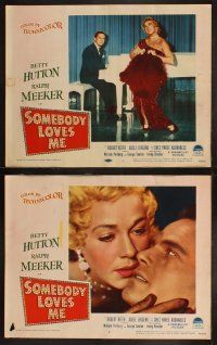 3j421 SOMEBODY LOVES ME 8 LCs '52 cool images of sexy dancer Betty Hutton & Ralph Meeker!