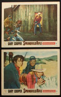 3j630 SPRINGFIELD RIFLE 6 LCs '52 cool western cowboy Gary Cooper & pretty Phyllis Thaxter!