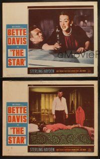 3j836 STAR 3 LCs '53 cool close and full-length images of Sterling Hayden, wacky Bette Davis!