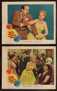 3j436 STOP YOU'RE KILLING ME 8 LCs '53 Damon Runyon, Broderick Crawford, Claire Trevor!
