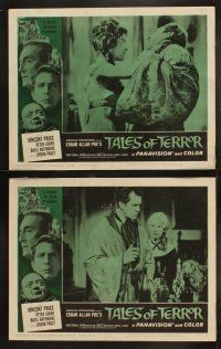 3j450 TALES OF TERROR 8 LCs '62 great images of Peter Lorre, Vincent Price & Basil Rathbone!