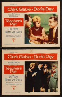 3j454 TEACHER'S PET 8 LCs '58 teacher Doris Day, pupil Clark Gable, sexy Mamie Van Doren!