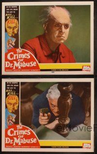 3j755 TESTAMENT OF DR. MABUSE 4 LCs R53 images from Fritz Lang's psychotic criminal genius!