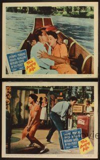 3j584 THIS ANGRY AGE 7 LCs '58 Anthony Perkins & Silvana Mangano, directed by Rene Clement!