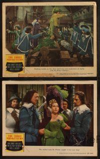 3j758 THREE MUSKETEERS 4 LCs '48 Gene Kelly as D'Artagnan, sexy Lana Turner!