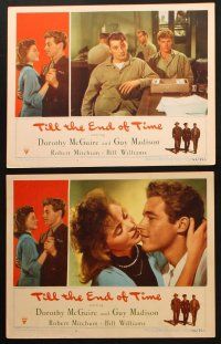 3j635 TILL THE END OF TIME 6 LCs '46 Dorothy McGuire, Guy Madison, early Robert Mitchum!