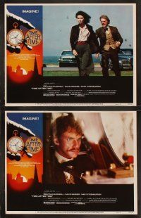 3j466 TIME AFTER TIME 8 LCs '79 McDowell as H.G. Wells, Warner as Jack the Ripper, Noble art!