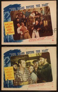 3j845 TWO YEARS BEFORE THE MAST 3 LCs '45 cool images of Alan Ladd, Brian Donlevy, William Bendix!