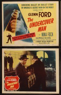 3j480 UNDERCOVER MAN 8 LCs '49 Glenn Ford poses as gangster, a great criminal investigation!
