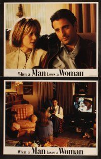 3j496 WHEN A MAN LOVES A WOMAN 8 LCs '94 Andy Garcia loves Meg Ryan through good & bad times!