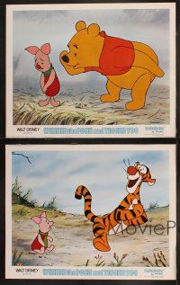 3j768 WINNIE THE POOH & TIGGER TOO 4 LCs '74 Disney, A.A. Milne, Rabbit, Piglet, Christopher Robin!